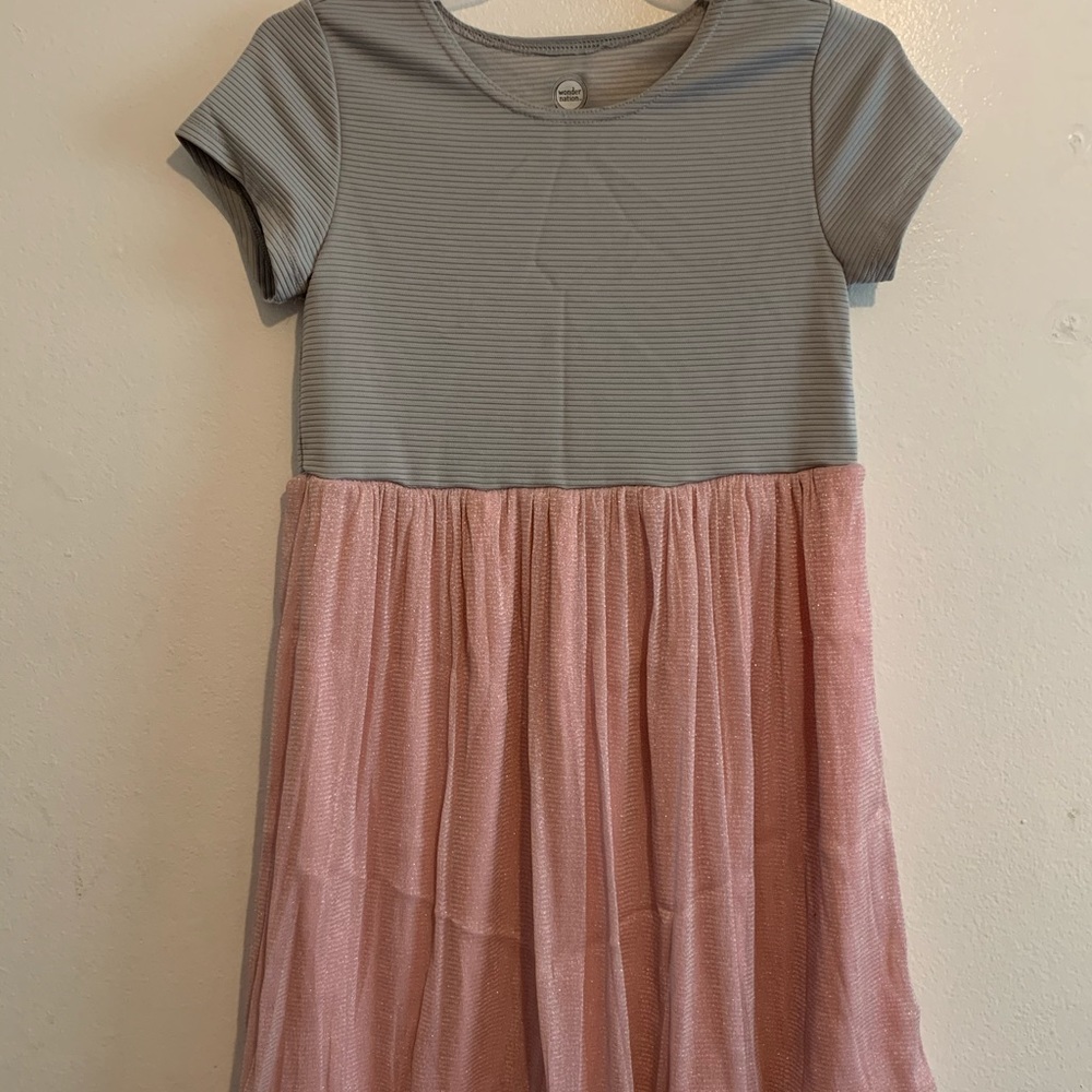 Girls two tone dress size L 10-12